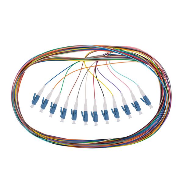 CDY Dynamix OS1 2mt Fibre Pigtail SM 12 Pack Colour Coded LC