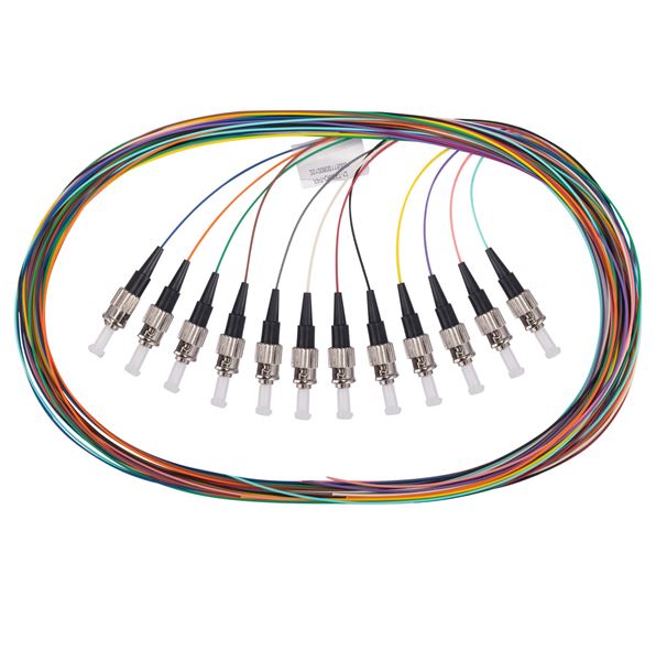 CDY Dynamix OM3 2mt Fibre Pigtail MM 12 Pack Colour Coded ST