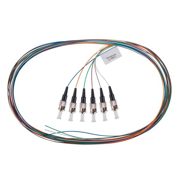 CDL Dynamix Fibre Pigtail 2m Colour Coded 900um Multimode ST OM3 6pc