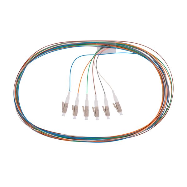 CDL Dynamix Fibre Lead 2m LC Pigtail OM1 6pc