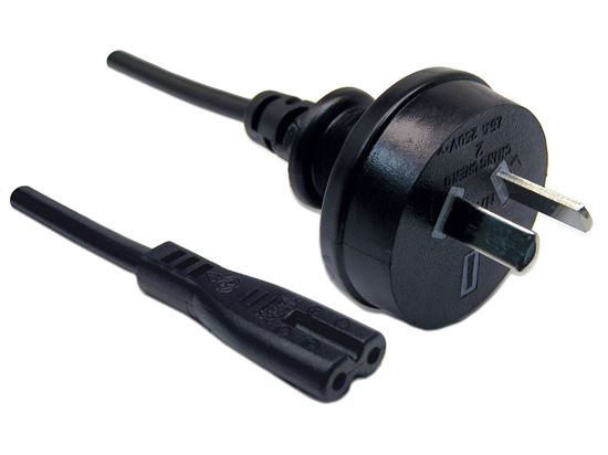CDL Dynamix 0.3M Figure 8 Power Cord - 2 Pin Black