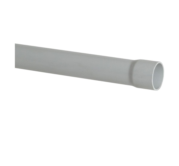 Iplex Volta PVC-U Rigid Electrical Conduit Heavy Duty 25mm SOE Grey - Above Ground