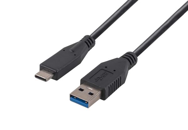 CDL Dynamix 0.2M USB3.1 Type-C Male To Type-A Male Cable Black Colour