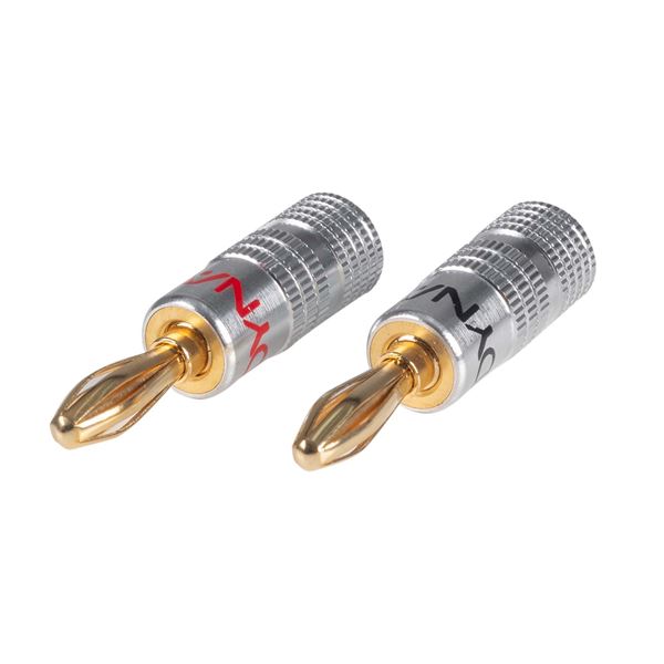 CDL Dynamix Banana Plugs Gold Plated With Alloy Jacket Max 14AWG Cable