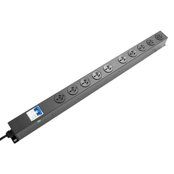 CDL Dynamix Patch Panel 10 Outlet Vertical Power Rail With MCB — Scott ...