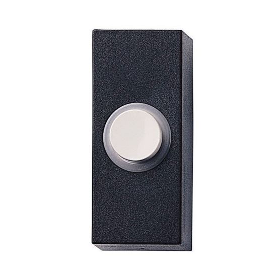 Honeywell Doorbell Push Button Illuminated Wired IP40 Black