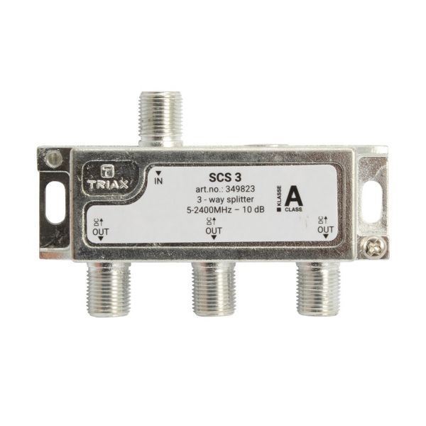 CDL Triax RF 3-Way Splitter 5-2400MHz
