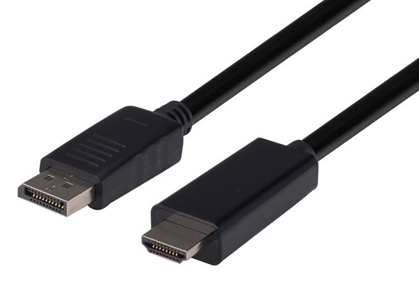 CDL Dynamix Cable DisplayPort 1.2 - HDMI 2.0 3m