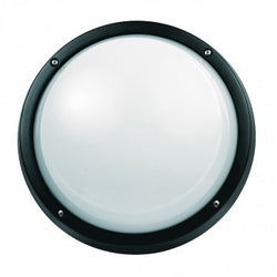Superlux Bulkhead 75W ES E27 Round Black Polycarbonate IP55