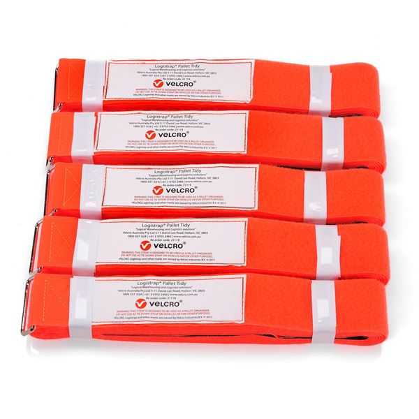 CDL Velcro Logistrap Reusable Strap Hi Vis Orange 50mm x 5m