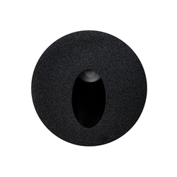 Havit Mini Recessed CCT 3/4/5K 1W IP67 Round Step Light 12VDC Black Aluminium