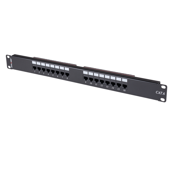 CDY Dynamix 16 Port 19' Cat6 UTP Patch Panel