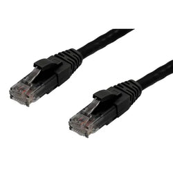 4Cabling 0.5m RJ45 CAT6 Ethernet Network Cable Black