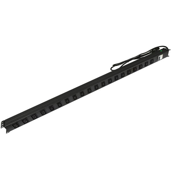 CDL Dynamix 20 Outlet Vertical Power Rail with 6KA C-Curve Circuit Breaker
