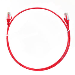 4Cabling 0.15mÂ CAT6 Ultra Thin LSZH Ethernet Network Cable Red