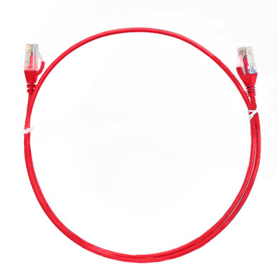 4Cabling 2mÂ CAT6 Ultra Thin LSZH Ethernet Network Cable Red