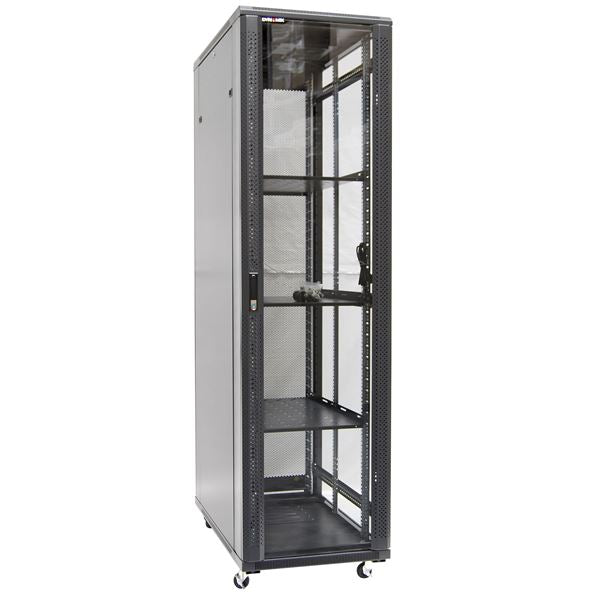 CDL Dynamix 45RU Server Cabinet 1200mm Deep (800 X 1200 X 2210mm) Includes 3x Fixed Shelves