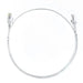 4Cabling 2mÂ CAT6 Ultra Thin LSZH Ethernet Network Cable White