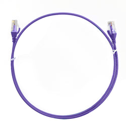 4Cabling 2mÂ CAT6 Ultra Thin LSZH Ethernet Network Cable Purple