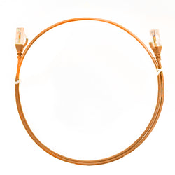4Cabling 0.25mÂ CAT6 Ultra Thin LSZH Ethernet Network Cable Orange