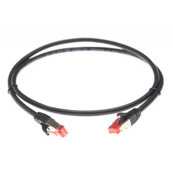 4Cabling 0.5m CAT6A S/FTP LSZH Ethernet Network Cable Black