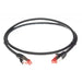 4Cabling 0.5m CAT6A S/FTP LSZH Ethernet Network Cable Black
