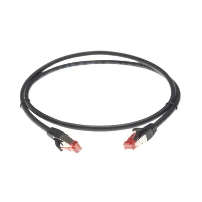 4Cabling 1.5m CAT6A S/FTP LSZH Ethernet Network Cable Black