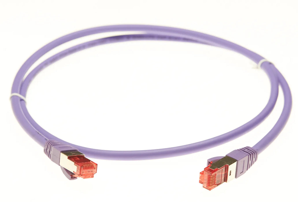 4Cabling 2m CAT6A S/FTP LSZH Ethernet Network Cable Purple