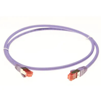 4Cabling 2m CAT6A S/FTP LSZH Ethernet Network Cable Purple