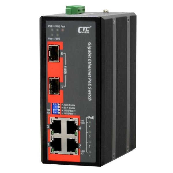 CDL CTCUnion 4 Port Gigabit Unmanaged (-40C - +75C)