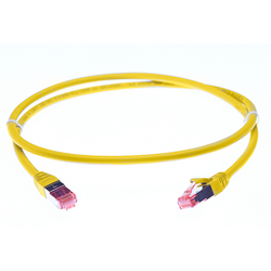 4Cabling 2m CAT6A S/FTP LSZH Ethernet Network Cable Yellow