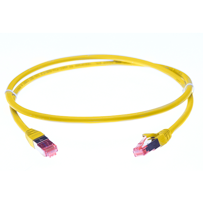 4Cabling 10m CAT6A S/FTP LSZH Ethernet Network Cable Yellow