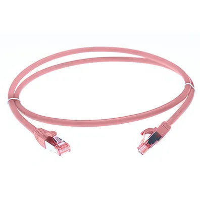4Cabling 1.5m CAT6A S/FTP LSZH Ethernet Network Cable Pink