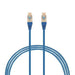 4Cabling 0.5m CAT6A RJ45 S/FTP THIN LSZH 30 AWG Network Cable Blue