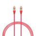 4Cabling 0.25m CAT6A RJ45 S/FTP THIN LSZH 30 AWG Network Cable Red