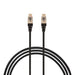 4Cabling 0.25m CAT6A RJ45 S/FTP THIN LSZH 30 AWG Network Cable Black