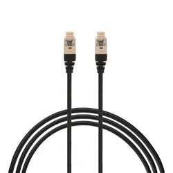 4Cabling 1.5m CAT6A RJ45 S/FTP THIN LSZH 30 AWG Network Cable Black