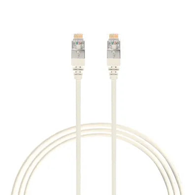 4Cabling 2m CAT6A RJ45 S/FTP THIN LSZH 30 AWG Network Cable White