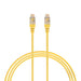 4Cabling 1m CAT6A RJ45 S/FTP THIN LSZH 30 AWG Network Cable Yellow