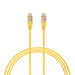 4Cabling 5m CAT6A RJ45 S/FTP THIN LSZH 30 AWG Network Cable Yellow