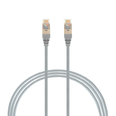 4Cabling 1m CAT6A RJ45 S/FTP THIN LSZH 30 AWG Network Cable Grey