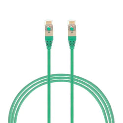 4Cabling 2m CAT6A RJ45 S/FTP THIN LSZH 30 AWG Network Cable Green