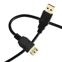 4Cabling 1m USB 2.0 AM-AF Cable