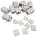 4Cabling CAT6 RJ45 Snap In Keystone Coupler 10 Pack White
