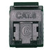 4Cabling CAT6 Keystone RJ45 Jack for 110 Face Plate 10 Pack Black