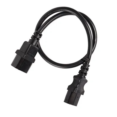 4Cabling 3m IEC C13 to C14 Extension Cable M-F Black