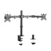 4Cabling Dual Arm Double Joint Monitor Bracket Supports up to 2 x 32" Monitor Max VESA 100 x 100