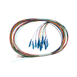 4Cabling 2m Fibre Pigtail LC OS1 / OS2 Singlemode 12 Pack Rainbow