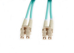 4Cabling 2m LC-LC OM4 Multimode Fibre Optic Patch Cable Aqua