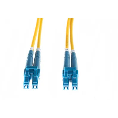 4Cabling 0.5m LC-LC OS1 / OS2 Singlemode Fibre Optic Cable Yellow